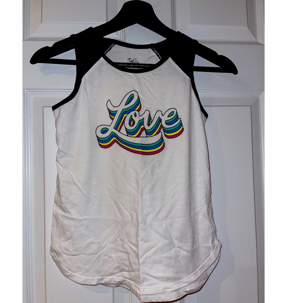 JUSTICE GIRLS SZ 10 Top